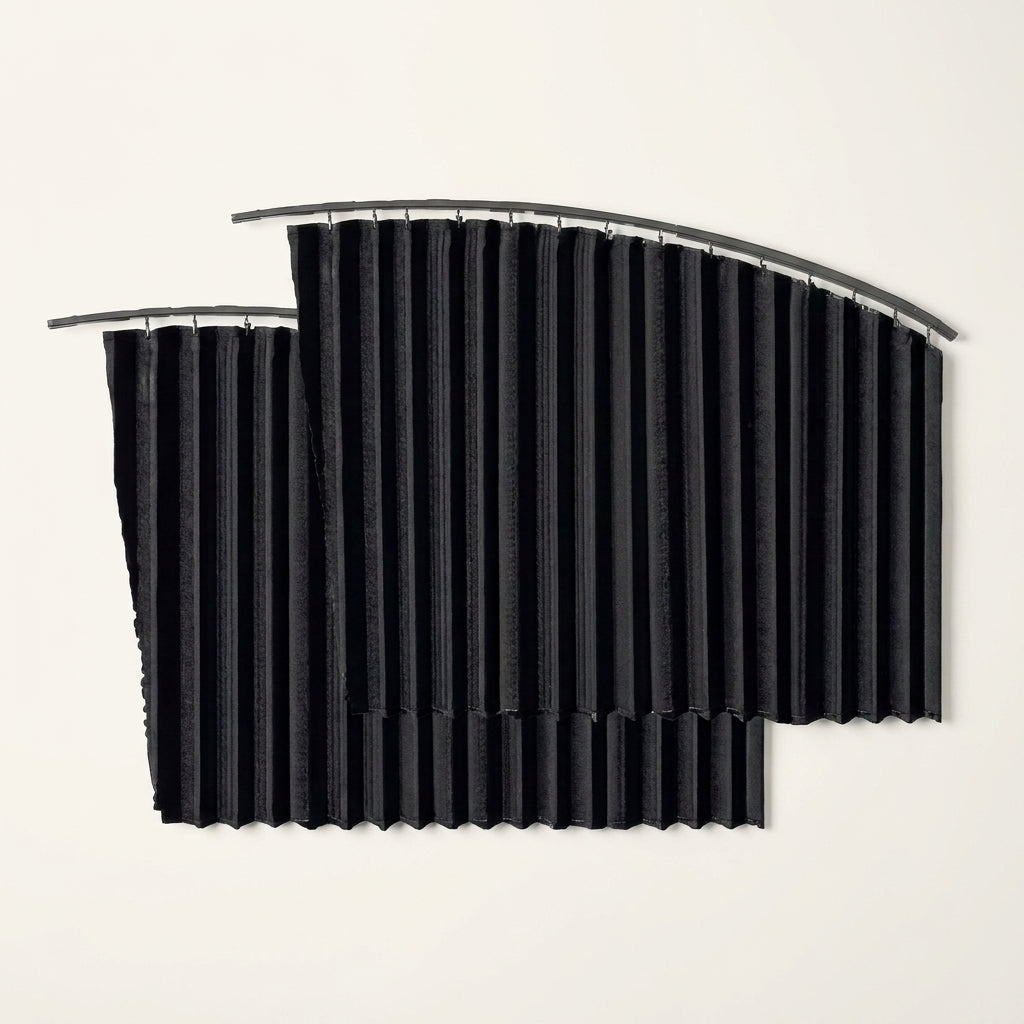 Foldable Car Window Privacy Curtains Sunshade Side Magnet Pleated Car Window Curtain enhanced 1
